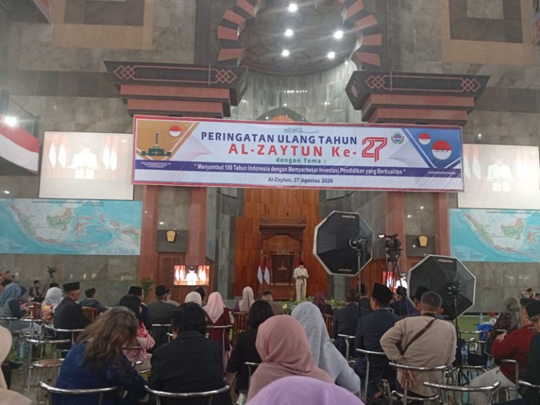 Info Terkini: Peringatan HUT Ke-27 Mahad Al Zaytun, Tema : “Menyambut 100 Tahun Indonesia dengan Memperbesar Investasi Pendidikan Yg Berkualitas “